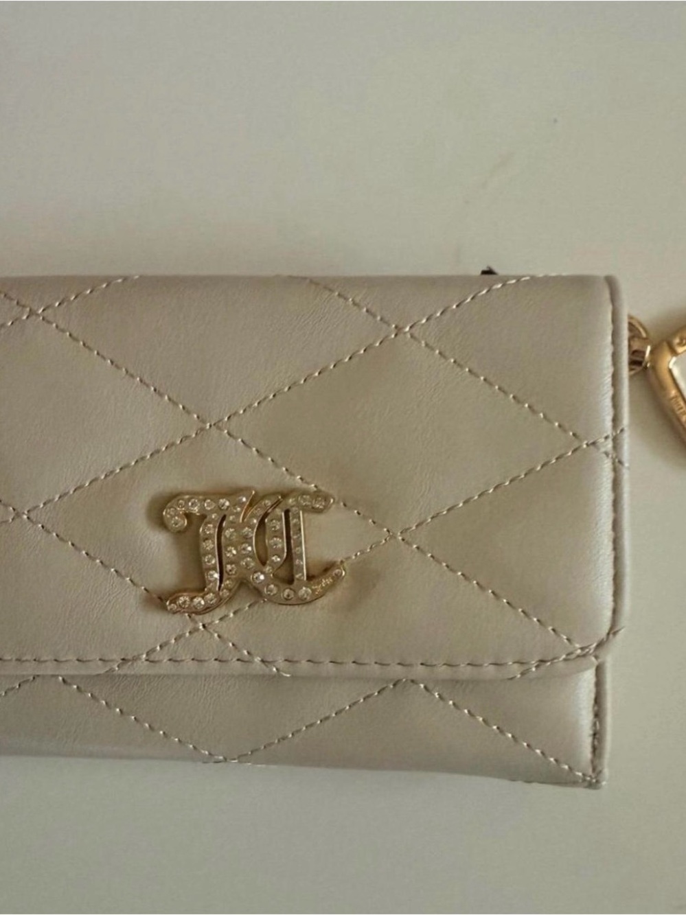 New Juicy Couture Quilted Wallet, Brighter than a Diamond